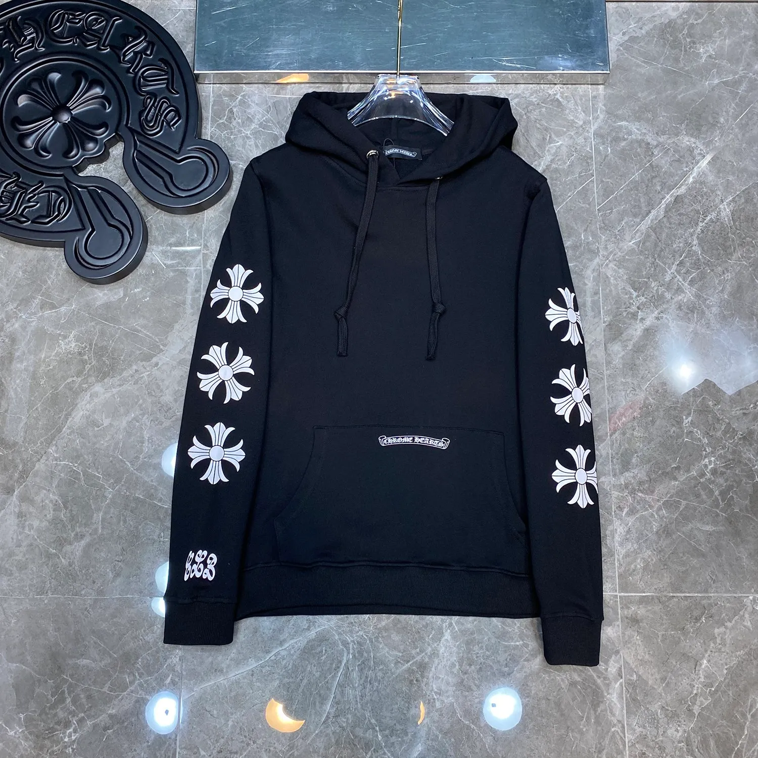 Chrome Hearts ♠️ Series♠️24ss Chrome Hearts x Drake 1 1 ：Black Sizes：S、M、L、XL